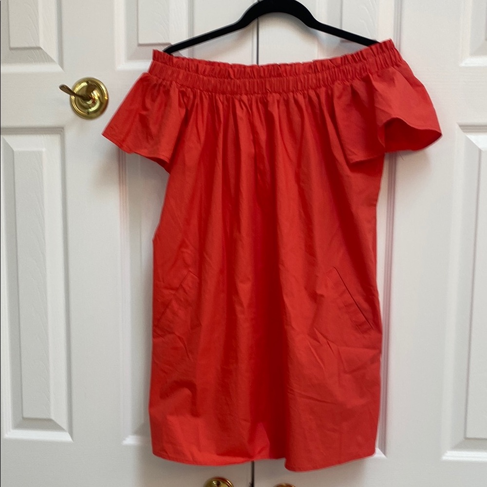 Off-Shoulder Red Mini Dress